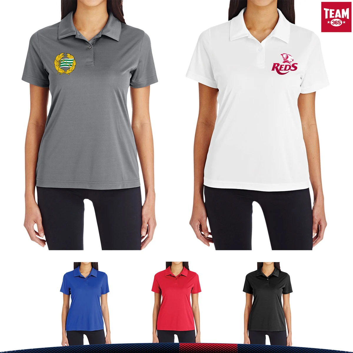 Team 365® Ladies Polyester Polo Shirt 1