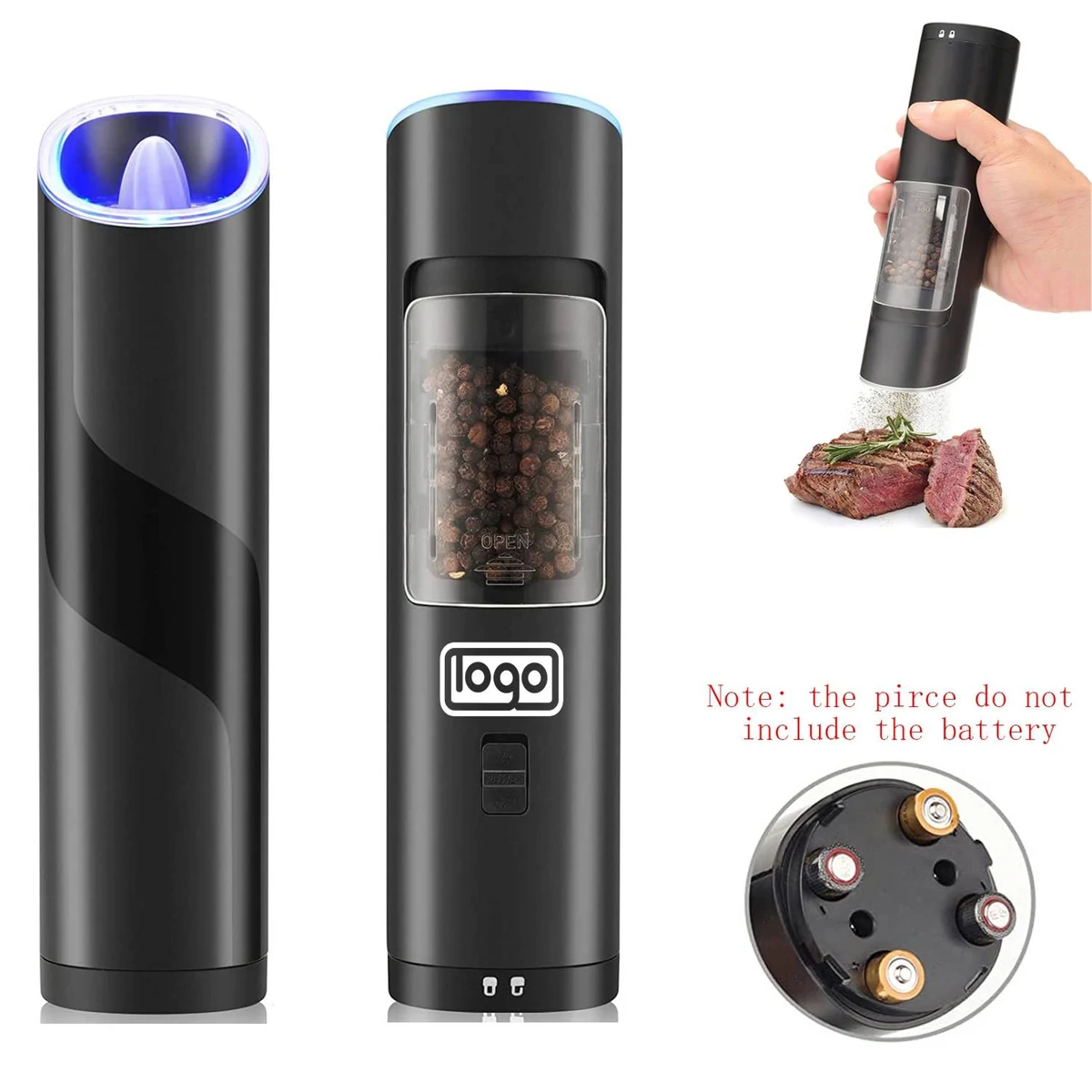 Electric Operated Gravity Pepper Grinder 1