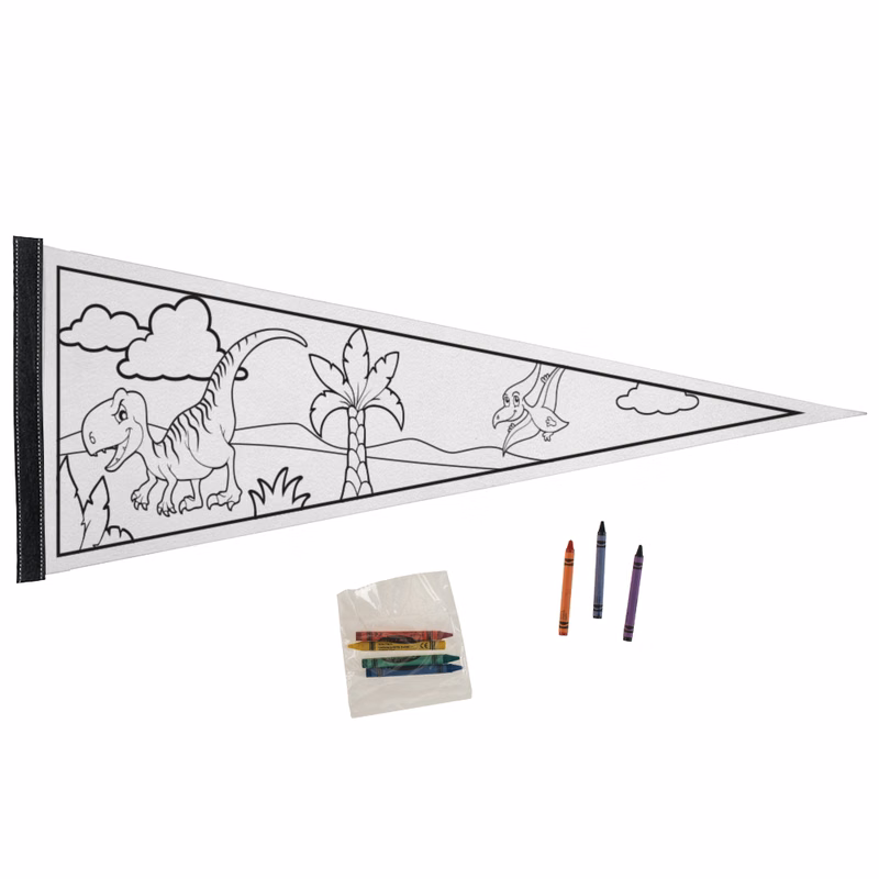 Pennants - 12" x 30" Color Me