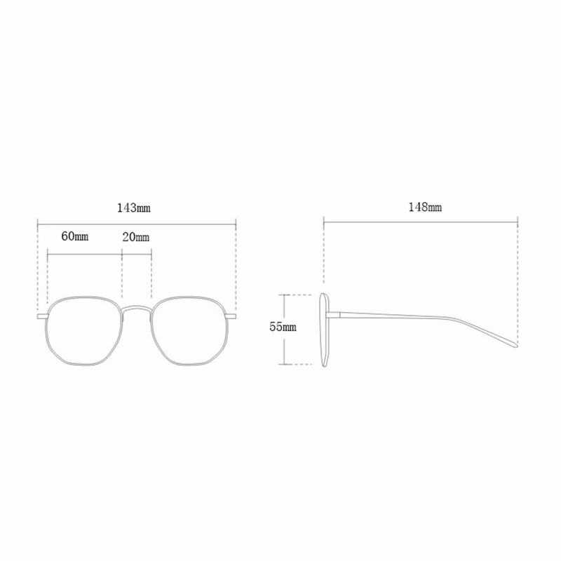 Candy color round retro sunglasses