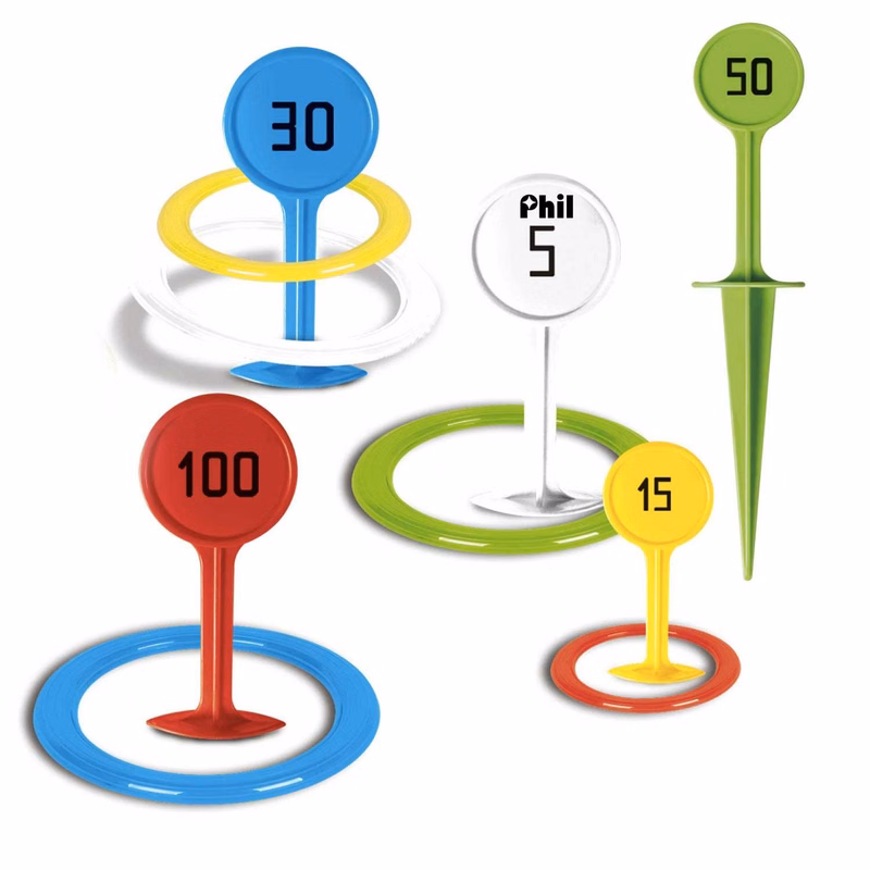 Outdoor Kids' Toy Beach & Lawn Ring Toss Game