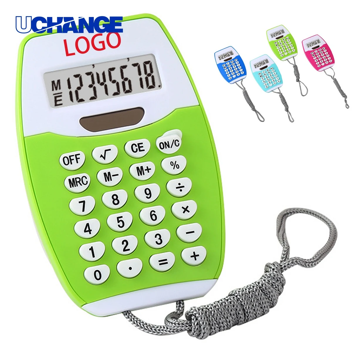 Student Solar Calculator with Lanyard 1