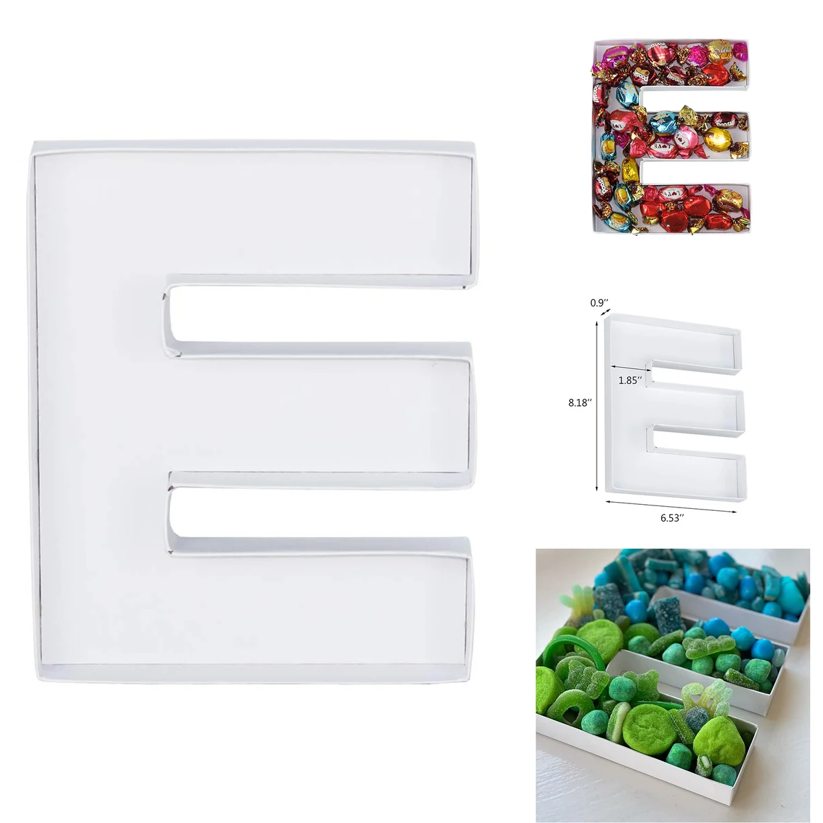 8" Cardboard Letter Shaped 1