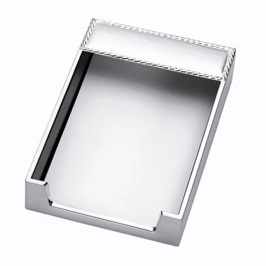 Silver Plated Memo Pad Holder