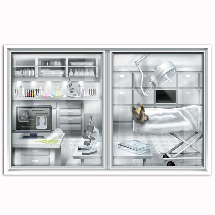 PSI Laboratory & Morgue Insta View Window Treatment 1