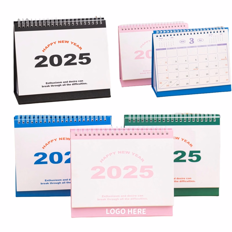 2025 Standing Flip Desktop Calendar
