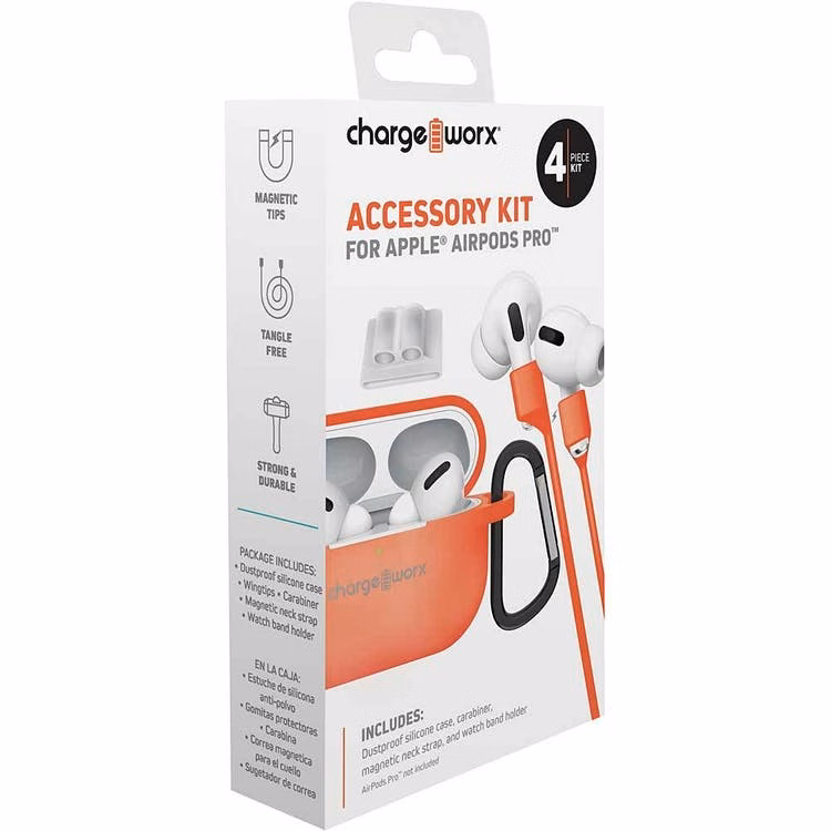 Apple AirPods Accessory Kits - Nectarine 4 Pieces
