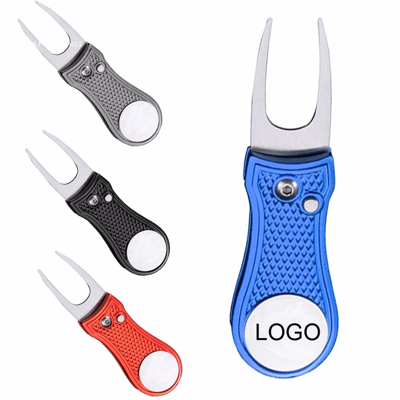Foldable Golf Divot Tool - Full Color Imprint