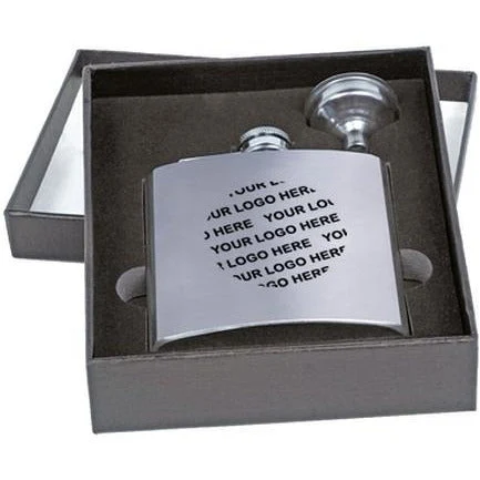 Stainless Steel Flask With Funnel 1