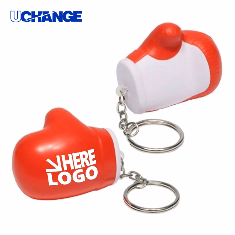 Boxing Glove Stress Reliever Keychain