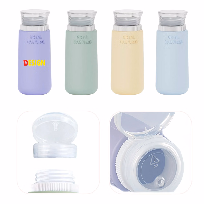 3oz Silicone Toiletries Travel Bottle