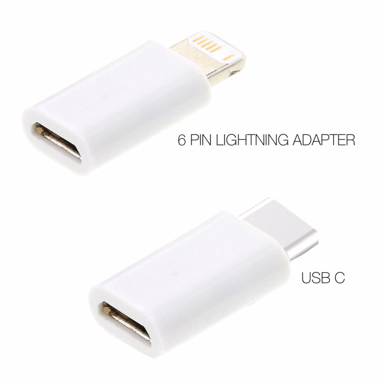 Usb-C and 6 Pin Lightning Adapter kit