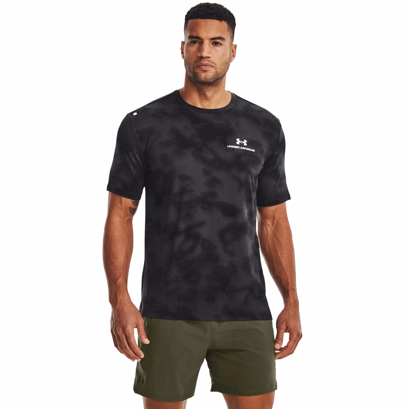 UA RUSH Energy Print Men's Short Sleeve