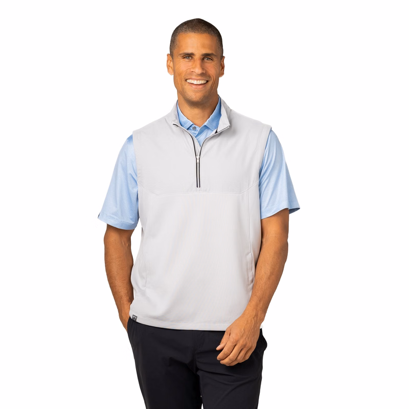 Storm Creek Men's Tiebreaker II Interlock Quarter Zip Vest