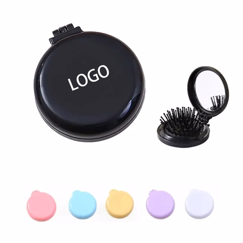 Mini Folding Mirror Portable Air Cushion Comb