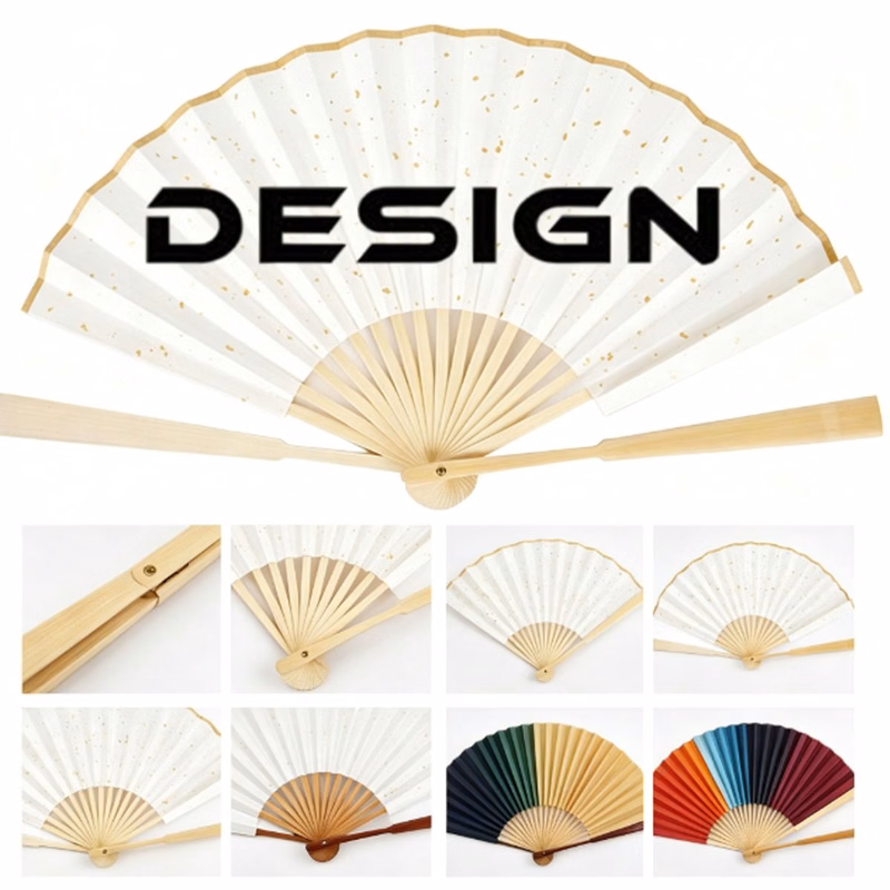 Advertising Blank Bamboo Bone Folding Fan