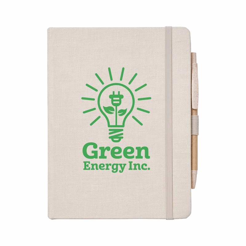 Hemp Journal Notebook & Pen 6" x 8.0125"