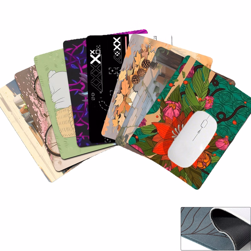 Rubber Full Color Lock Edge Mouse Pad