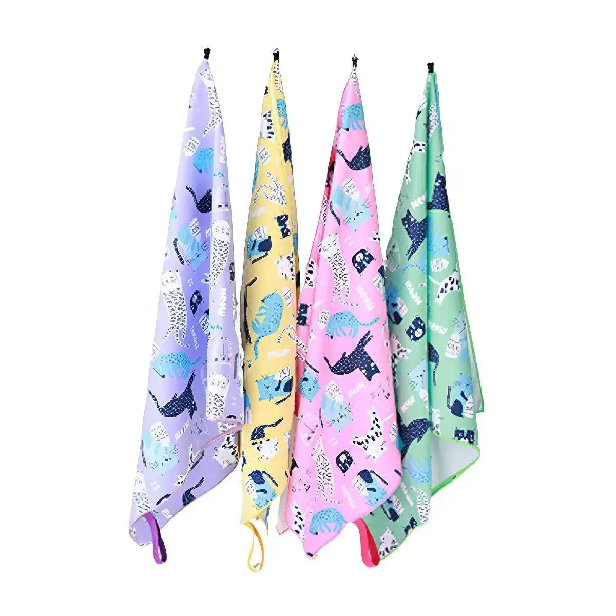 Cartoon Printed Kids Beach Towel 1