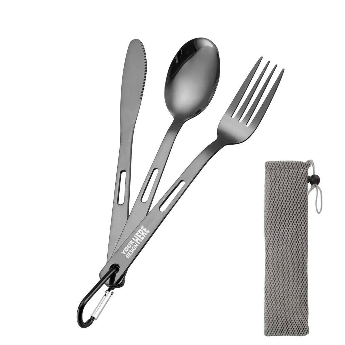 Picnic Stainless Steel Cutlery Travel Set 1