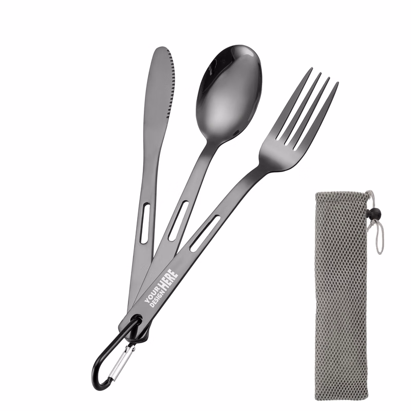 Picnic Stainless Steel Cutlery Travel Set