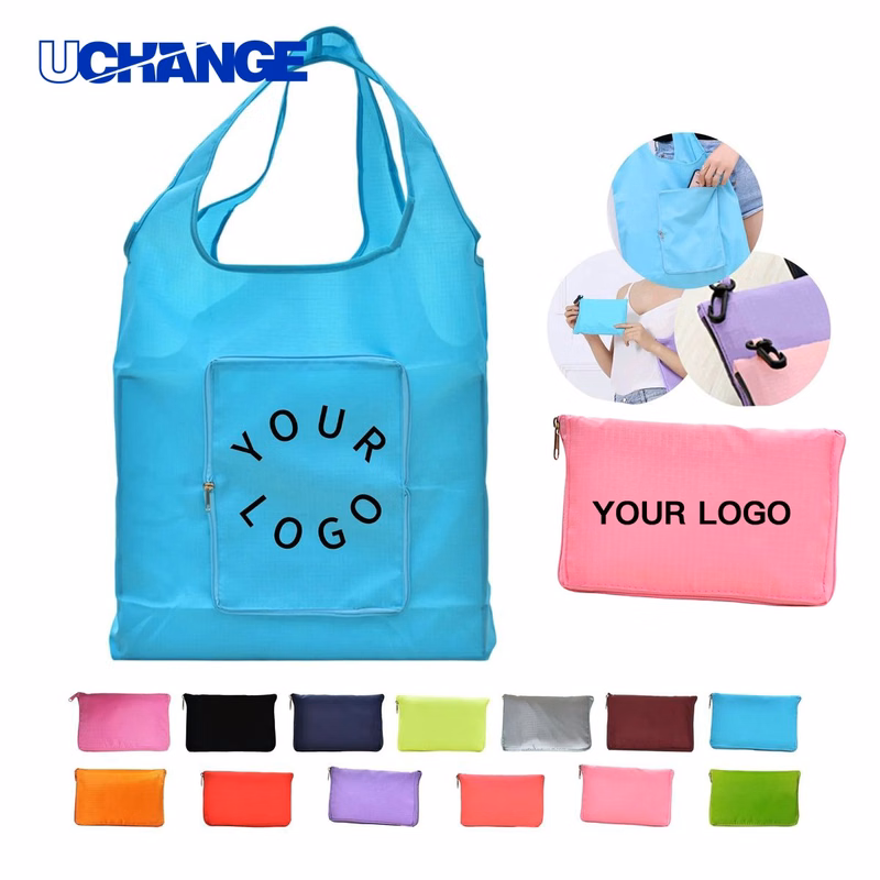 Foldable Shopping Tote Bag Carrier Waterproof Oxford Cloth