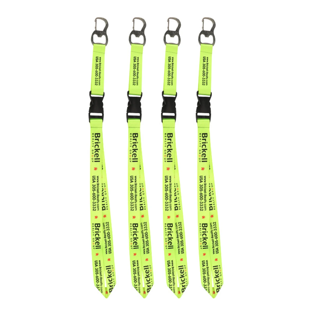 Colour Lanyard W/ Bottle Opener & Buckle Release 1