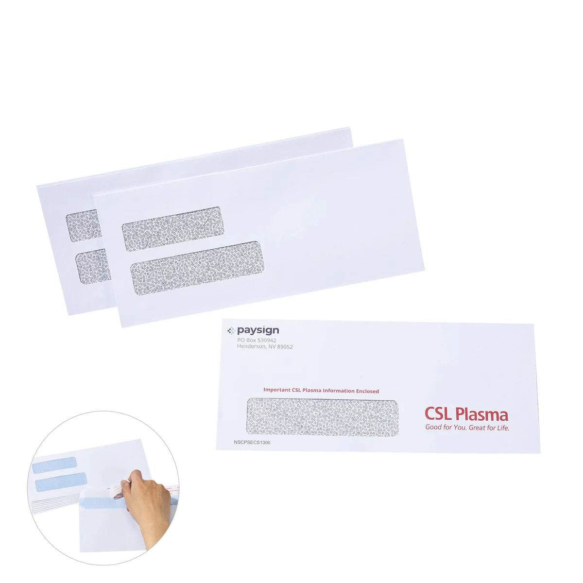 Self Seal Security Check Envelope 1