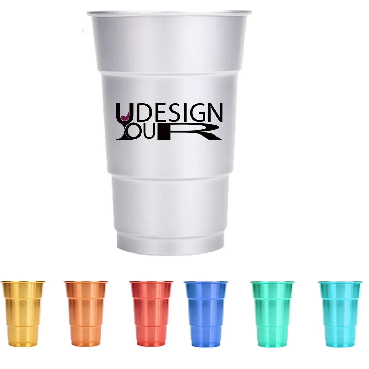 16OZ Reusable Disposable Recyclable Aluminum Cup 1