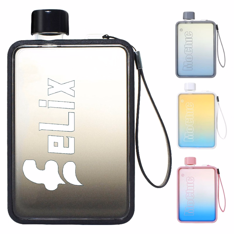Flat Water Bottle