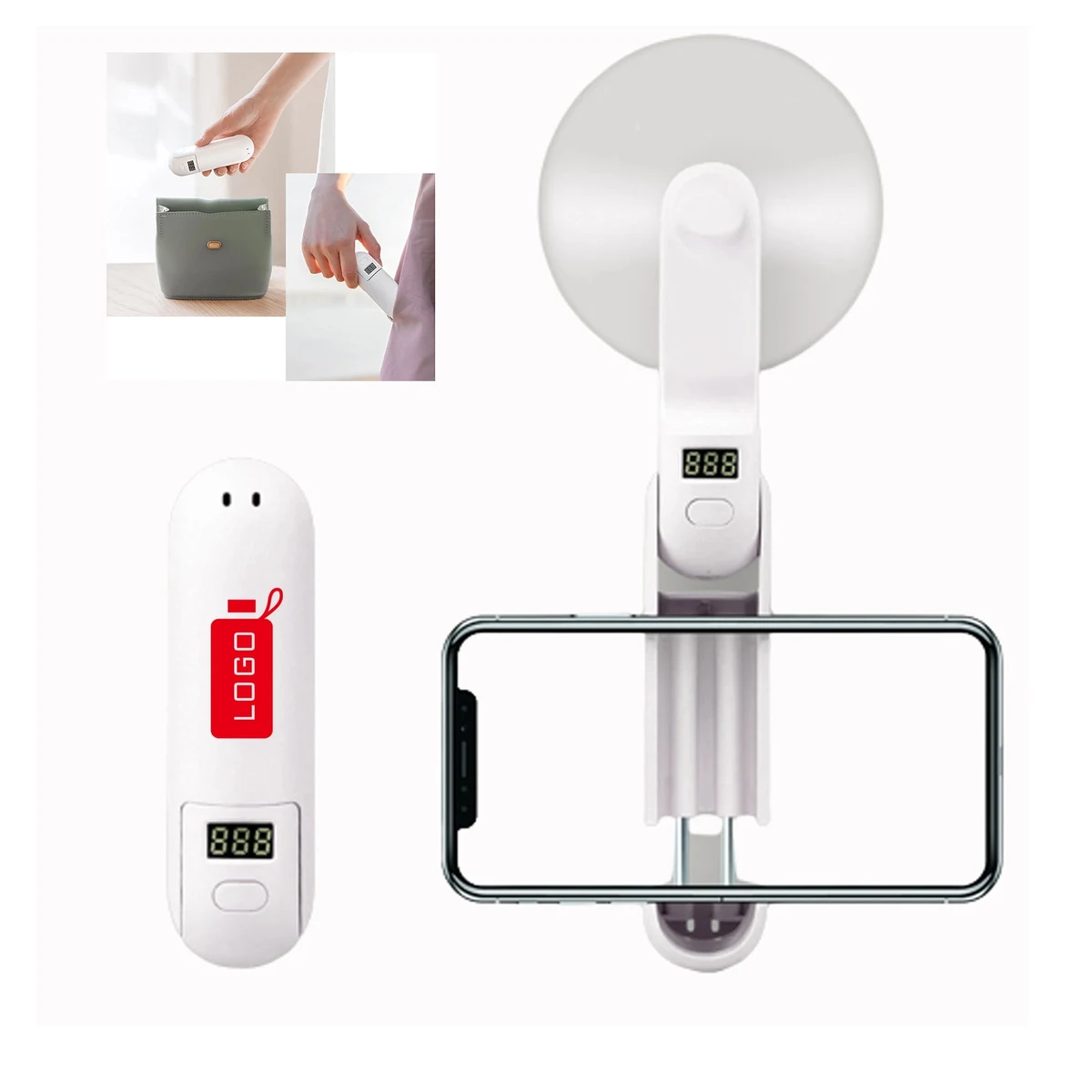 Portable USB Rechargeable Foldable Fan 1