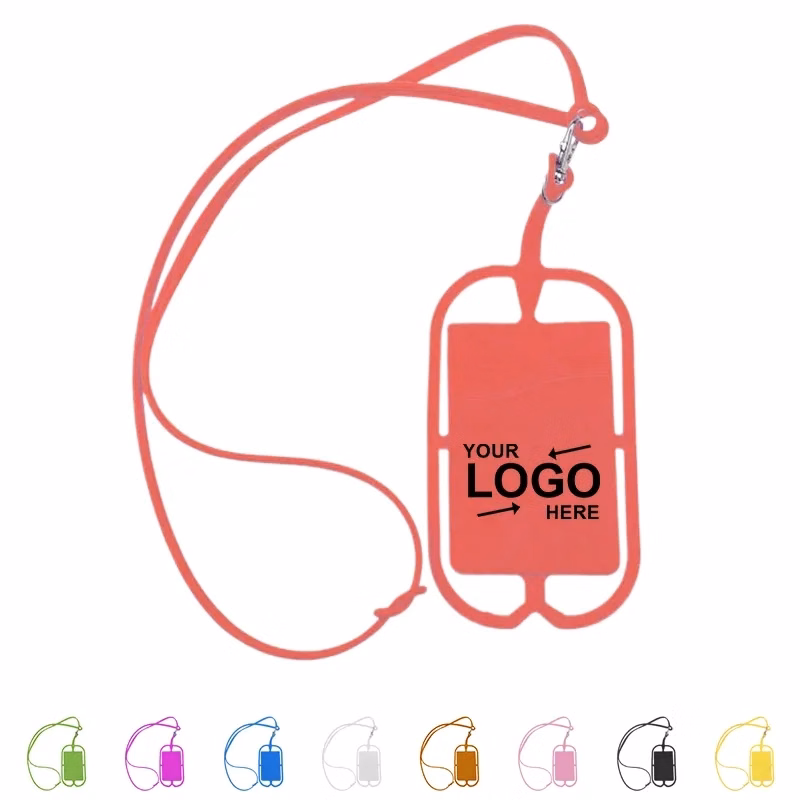 Universal Neck Phone Holder W/Card Pocket
