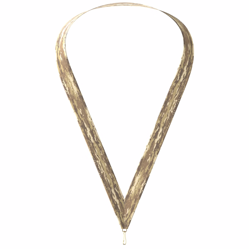 7/8" x 34" Sublimated Desert Camo Neckband w/ Quick Clip