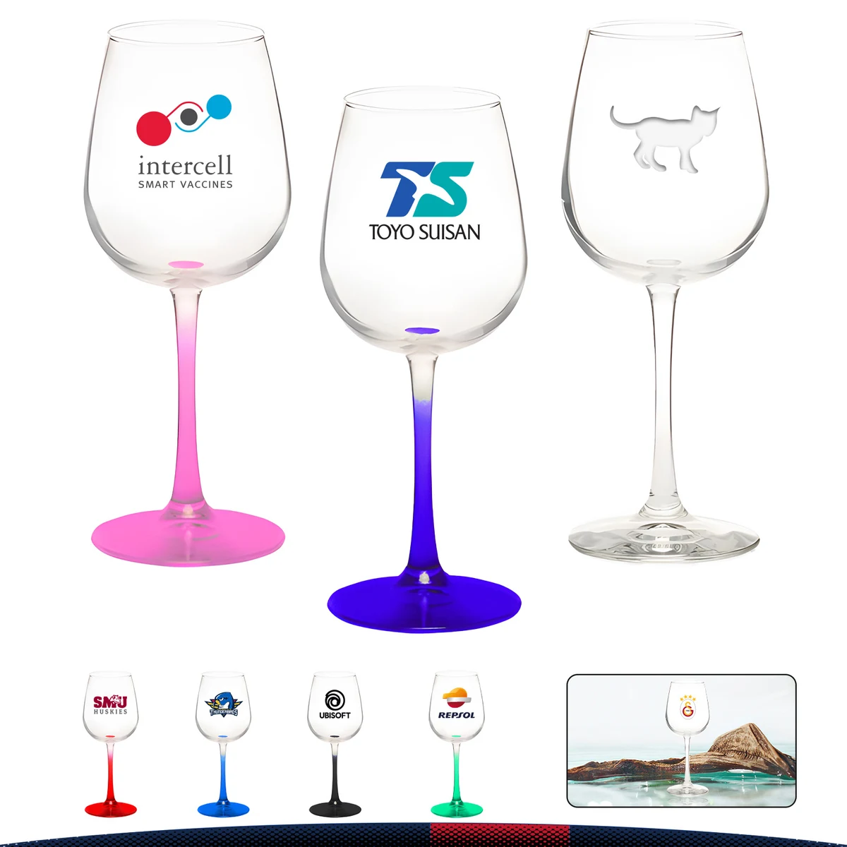 12 oz. Libbey Flen Wine Glasses 1