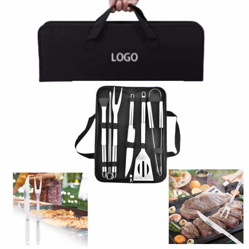 Stainless Steel Grilling Tools 9PCS Set