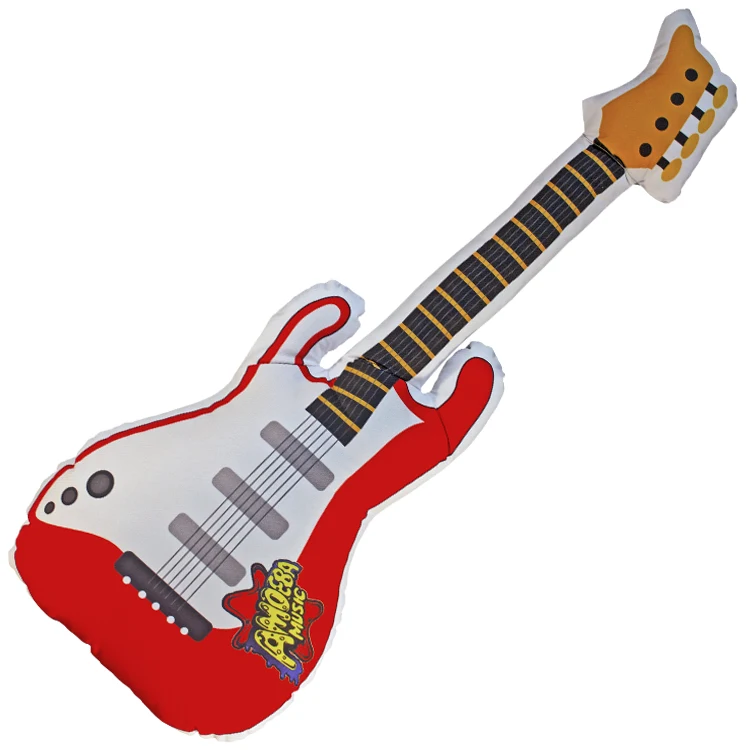 "S" - Type Guitar Shaped Sublimated Pillow 1