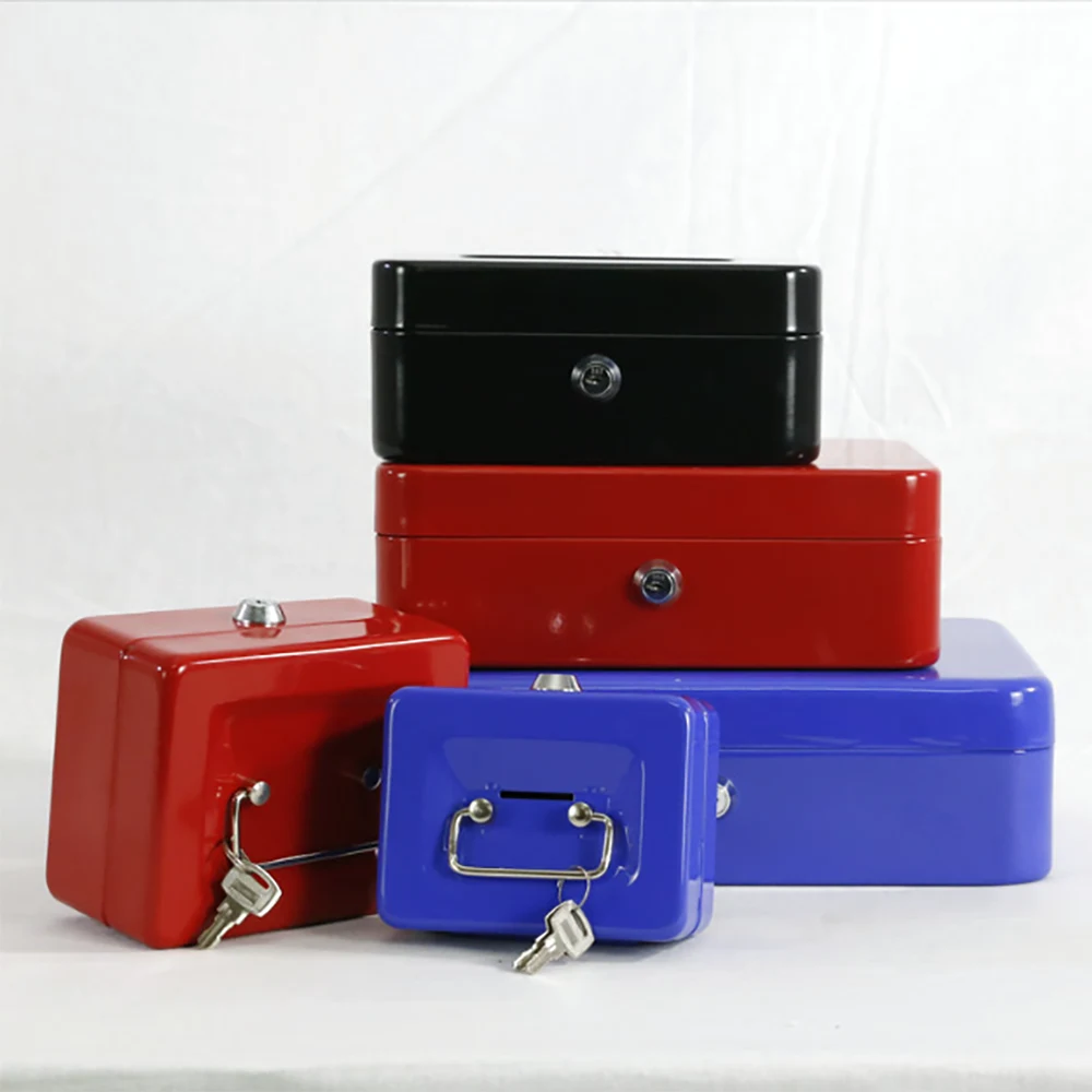 Mental cash box with key 1