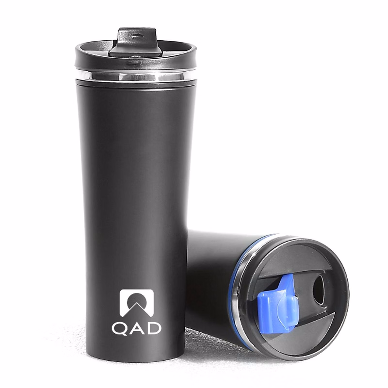 15 Oz. Classic Double Wall 18/8 Stainless Steel Tumbler (Black)