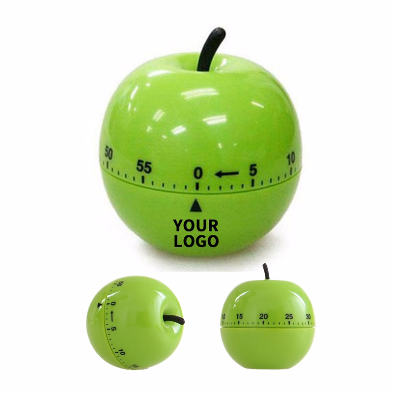 Mechanical Wind Up Kitchen Timer With Audible Alarm 3" x 2.7"