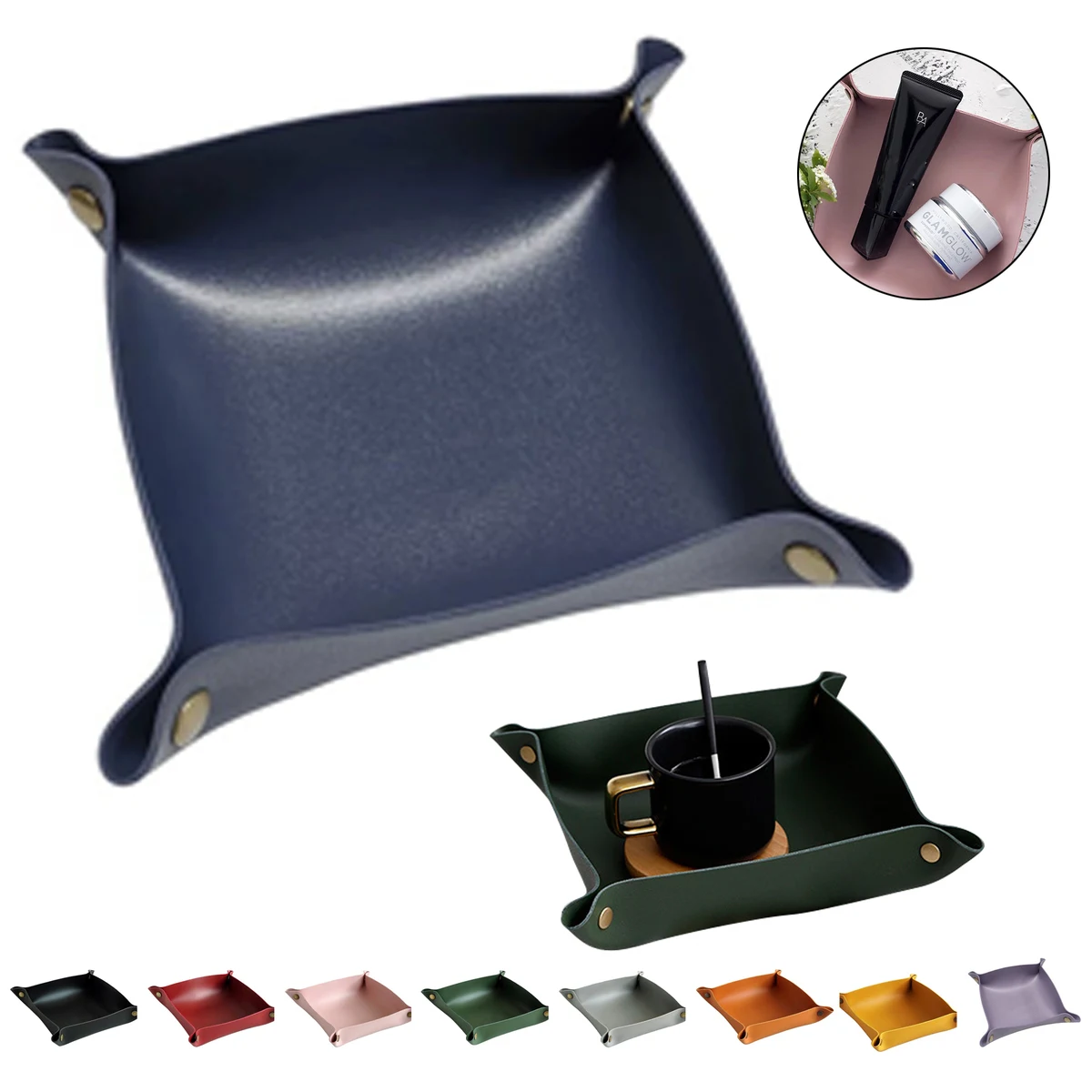 PU Leather Desktop Tray 1