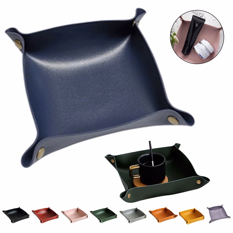PU Leather Desktop Tray