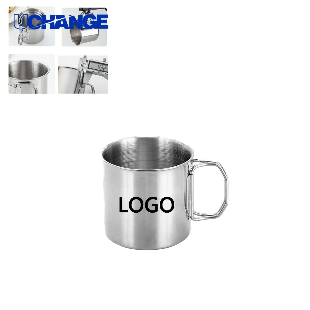 12oz Stainless Steel Folding Tumbler 1