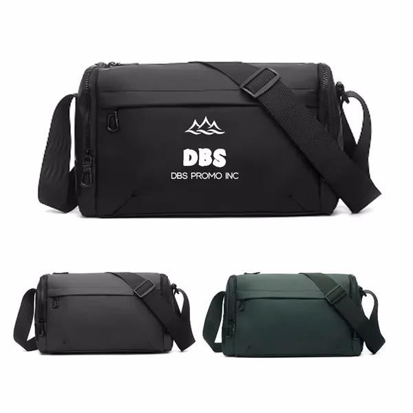 Sling Messenger Bag Belt Buckle Crossbody Pack