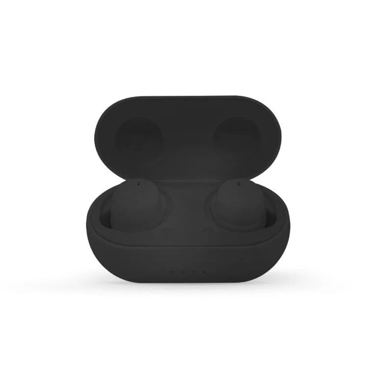 Sports Sweat Resistant Earbuds - Black Microphone 1
