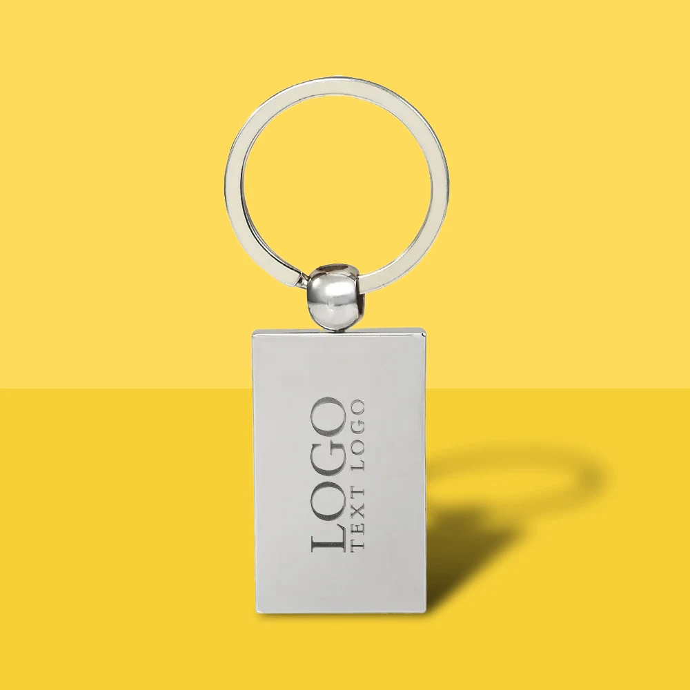 Reflection Flat Metal Keychain 1