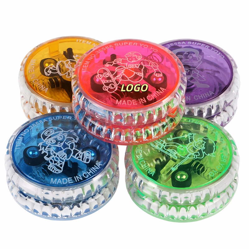 LED Responsive Plastic Yo-Yo Ball