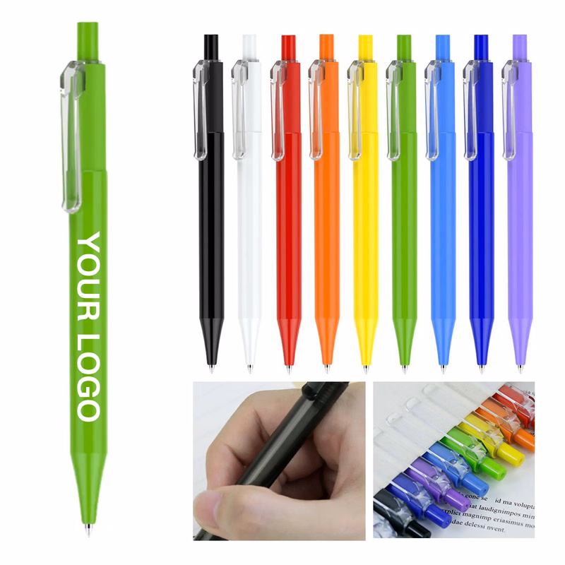 Plastic Gel Pen with Clip