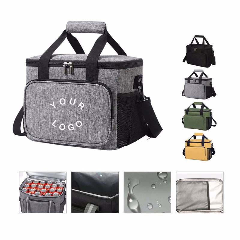 Oxford Fabric Cooler Bag 15L for Outdoor Food Drinks