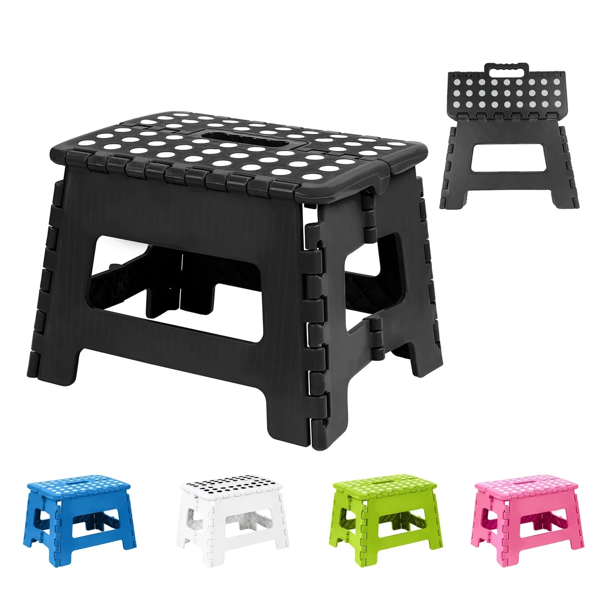 Folding Step Stool W/ Anti-Slip Surface 1