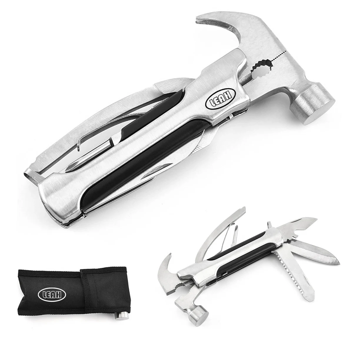 Silver Portable Multifunctional Survival Gear Tool Kits 1